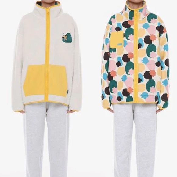 Bangtan BTS In The Soop reversible fleece jacket - Picture 2 of 3